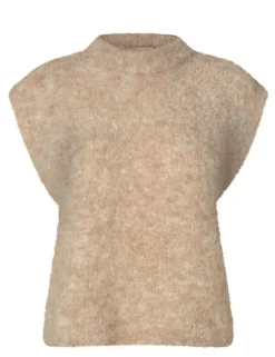 a-view Patrisia New Knit Vest - Brun brown New