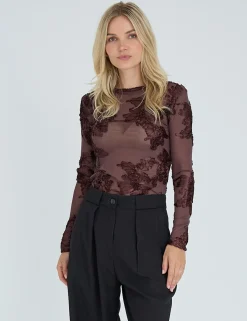 a-view Romy Bluse - Brun brown Discount