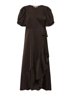 a-view Sinda Kjole - Mørkebrun Dark Brown New