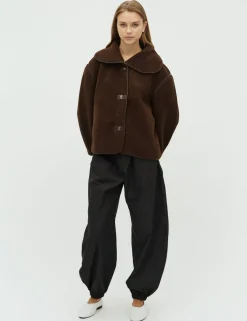 dahrling D'ahrling Admund Teddy Jakke - Mørkebrun Dark Brown Online