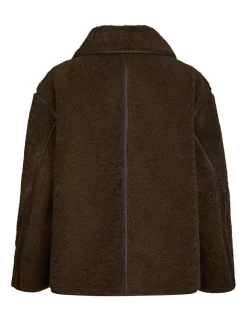 dahrling D'ahrling Admund Teddy Jakke - Mørkebrun Dark Brown Online