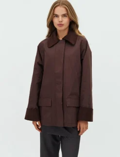 dahrling D'ahrling Anasia Cord Jakke - Mørkebrun Dark Brown Discount