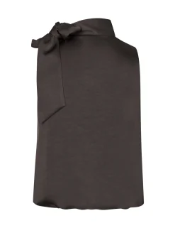 dahrling D'ahrling Deda Satin Top - Mørkebrun Dark Brown Hot