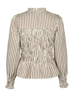 dahrling D'ahrling Dossa Twin Stripe Smock Bluse - Stribet striped Online