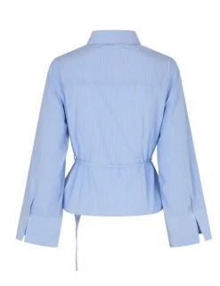 dahrling D'ahrling Flarida Rose Stripe Skjorte - Lyseblå light blue New