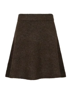 dahrling D'ahrling Misa Strik Nederdel - Mørkebrun Dark Brown Hot