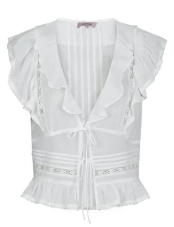 dahrling D'ahrling Petali S Voile Top - Hvid white Sale