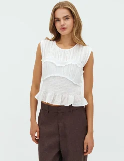 dahrling D'ahrling Piril S Voile Top - Hvid white