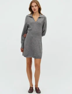 dahrling D'ahrling Selia Strik Kjole - Grå grey