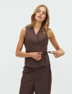 dahrling D'ahrling Tamara Melange Vest - Brun brown Online
