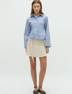 dahrling D'ahrling Tosa Stripe Skjorte - Blå blue Best