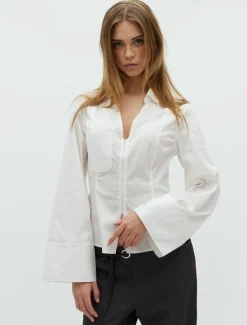 frakment Annalia-F Skjorte - Hvid white Outlet