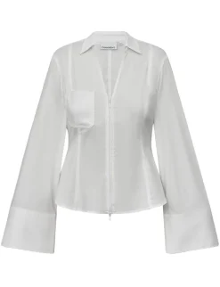 frakment Annalia-F Skjorte - Hvid white Outlet