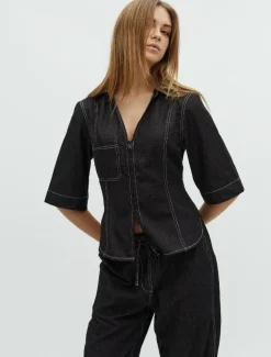 frakment Bellenea-F Maxim Skjorte - Sort black Outlet