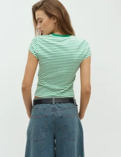 frakment Consuela-F Duell T-shirt - Grøn green Discount