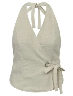 frakment Daulina-F Top - Sand beige Clearance