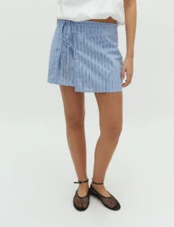 frakment Ellana-F Nederdel - Stribet striped Hot