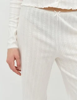 frakment Flo-F Bukser - Hvid white Sale