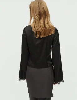 frakment Irene-F Bluse - Sort black Outlet