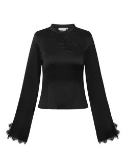 frakment Irene-F Bluse - Sort black Outlet