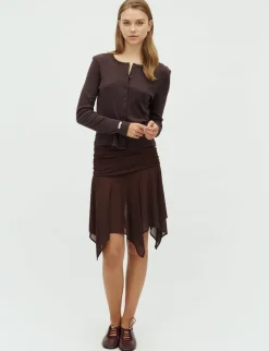 frakment Kaleo-F Nederdel - Mørkebrun Dark Brown Clearance