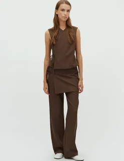 frakment Kamira-F Chrisette Bukser - Mørkebrun Dark Brown Clearance