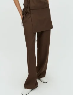 frakment Kamira-F Chrisette Bukser - Mørkebrun Dark Brown Clearance