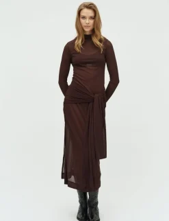frakment Marcelli-F Kjole - Mørkebrun Dark Brown Online