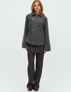 frakment Mazelle-F Jakke - Grå grey Hot