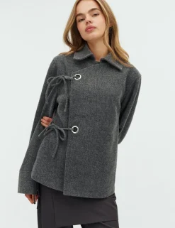 frakment Mazelle-F Jakke - Grå grey Hot