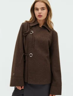 frakment Mazelle-F Jakke - Brun brown Discount