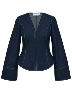 frakment Miniea-F Skjorte - denim New