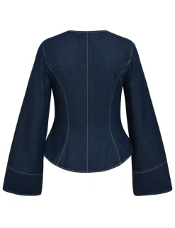 frakment Miniea-F Skjorte - denim New