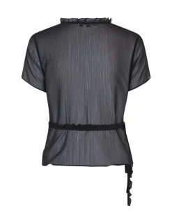 frakment Riobell-F Bluse - Sort black Sale