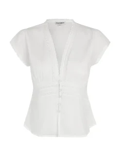 frakment Saibea-F Top - Hvid white Sale