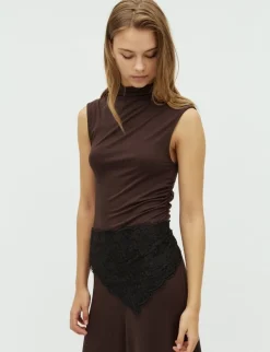 frakment Virolea-F Kjole - Mørkebrun Dark Brown Outlet