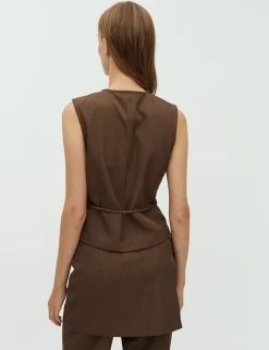 frakment Zakram-F Chrisette Top - Mørkebrun Dark Brown Outlet