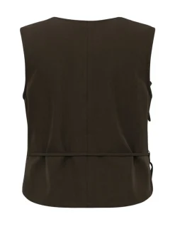 frakment Zakram-F Chrisette Top - Mørkebrun Dark Brown Outlet