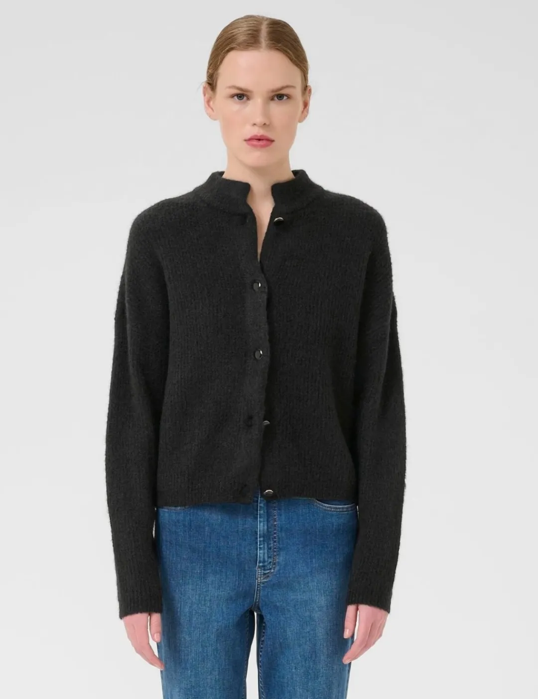 gestuz AlphaGZ Short Cardigan - Sort black Online