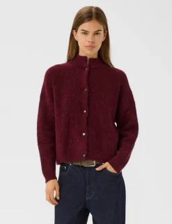 gestuz AlphaGZ Short Cardigan - bordeaux Best