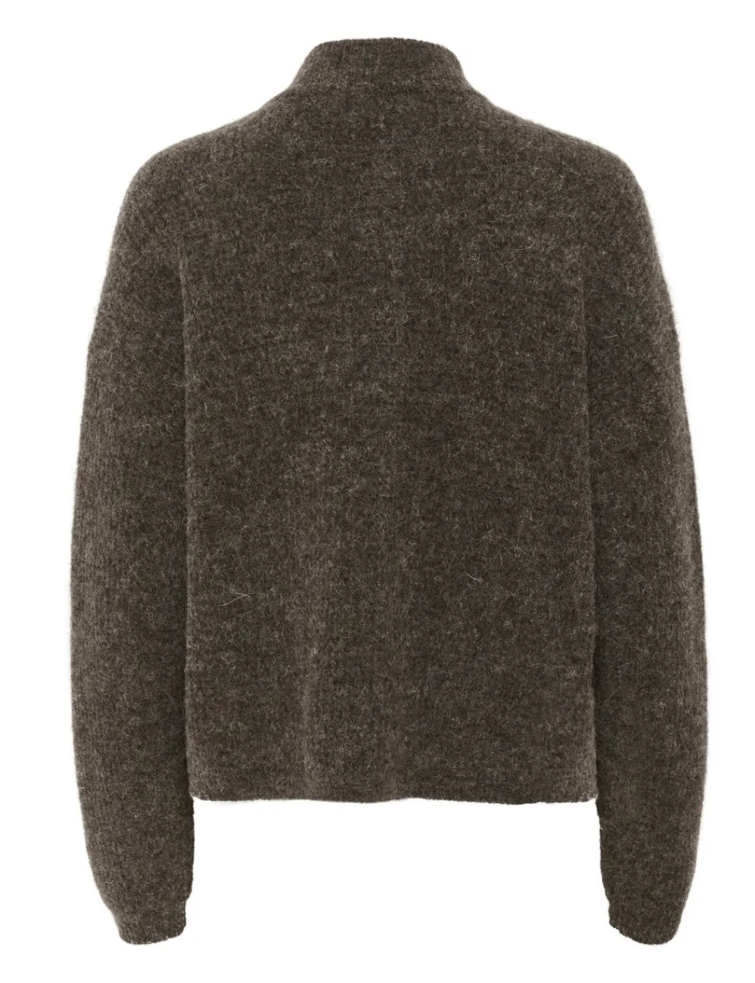 gestuz AlphaGZ Short Cardigan - Mørkebrun Dark Brown Clearance