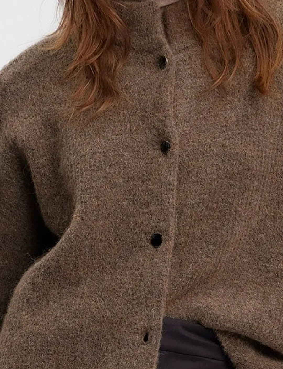 gestuz AlphaGZ Short Cardigan - Brun brown Online