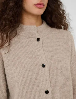 gestuz AlphaGZ Short Cardigan - Sand beige Hot