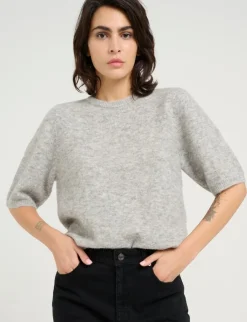 gestuz AlphaGZ SS Strik - Grå grey Hot