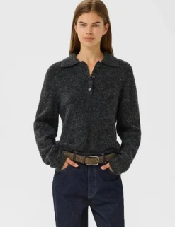 gestuz GZalpha Polo Strik - Grå grey Hot