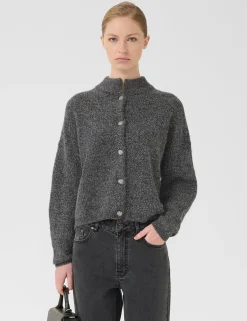 gestuz GZalpha Shimmer Cardigan - Grå grey New