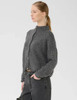 gestuz GZalpha Shimmer Cardigan - Grå grey New