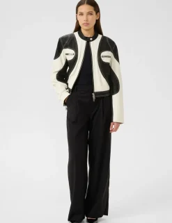 gestuz GZbirka Læderjakke - Sort black Outlet