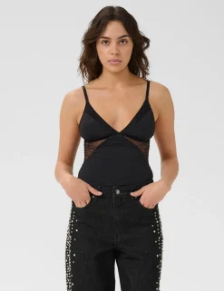 gestuz GZcami lace Top - Sort black Clearance
