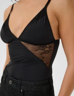 gestuz GZcami lace Top - Sort black Clearance